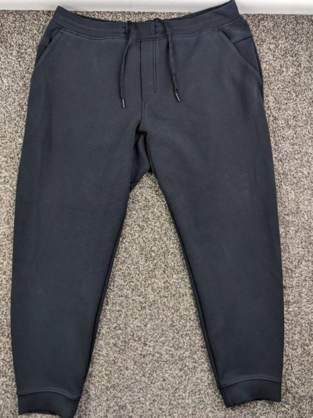 Pants Smooth Spacer Joggers Black Mens